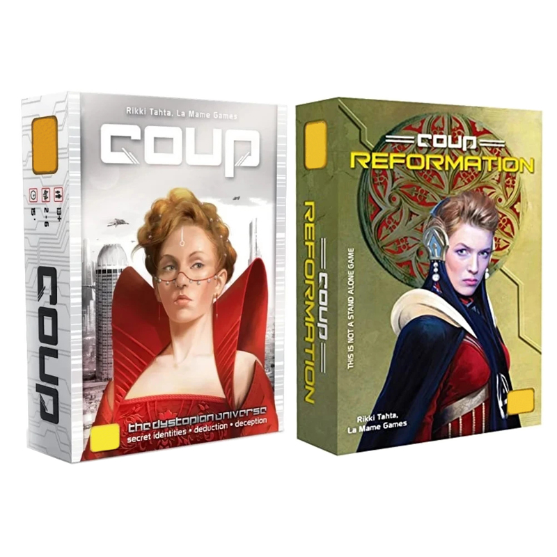 새로운 쿠프 보드와 카드 |   쿠데타 |   카드 게 - Board Game Bang 리뷰 및 가격