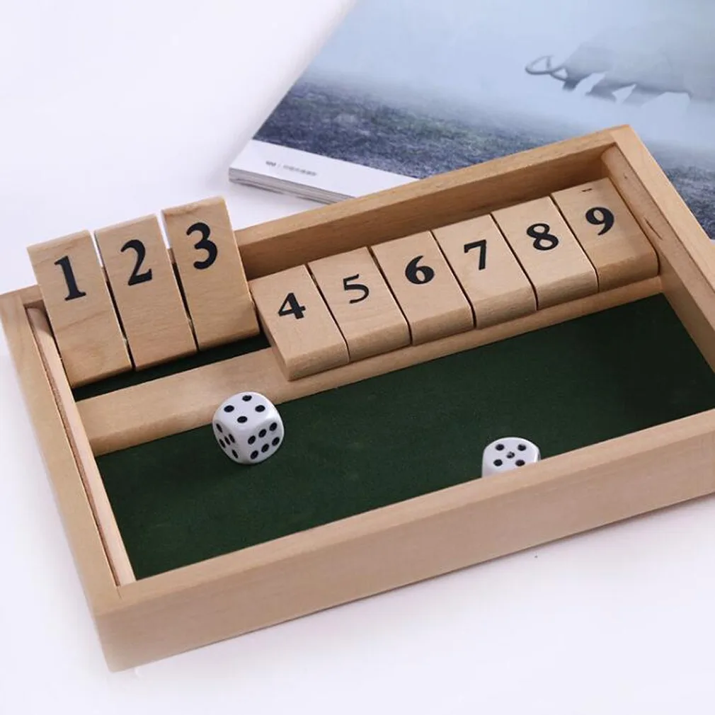 2-4인용 나무 수학 플랩 및 주사위 보드 박스 게임  - Board Game Instruction 리뷰 및 가격