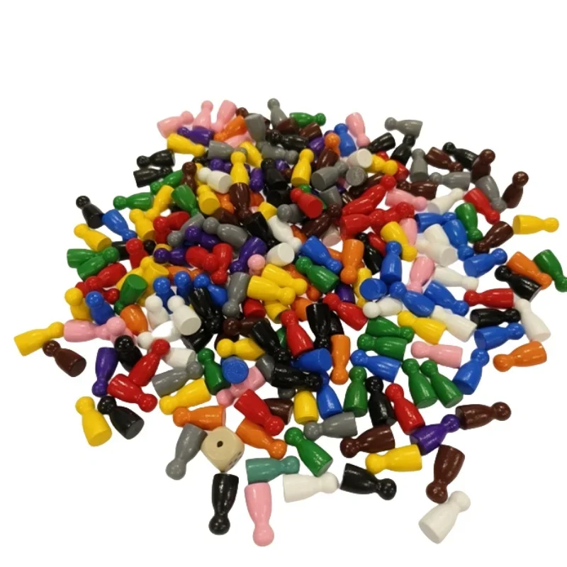 100 Pcs 다채로운 나무 체스 마커 24x12mm  - Board Game Economy 리뷰 및 가격