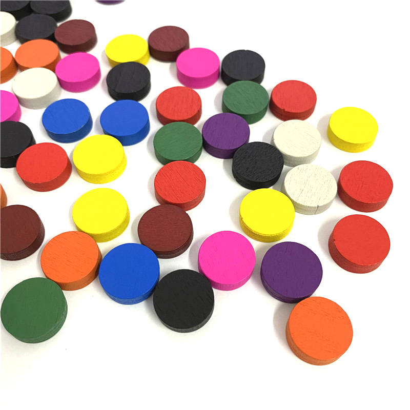 50 조각 15*5MM 11 색 나무 디스크 디스크 전 - Board Game Dixit 리뷰 및 가격