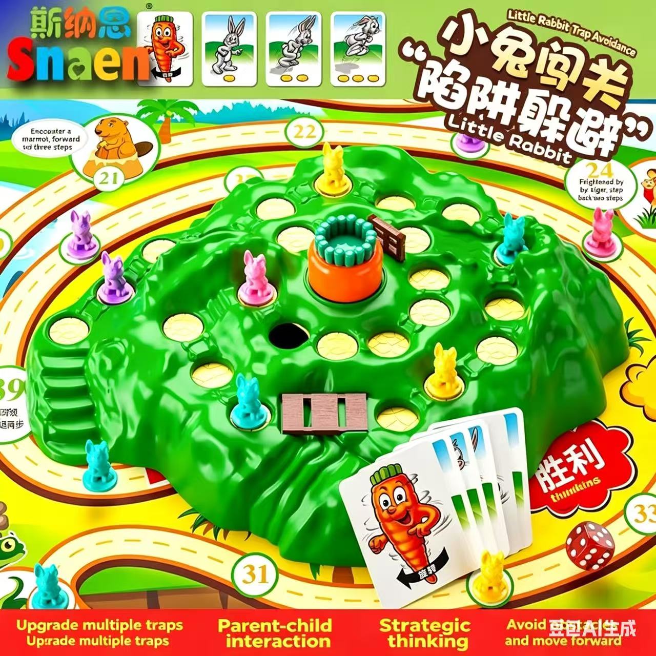핫세일 재미있는 장난감 토끼잡이 게임 업그레이드된 보드 - Board Game List 리뷰 및 가격