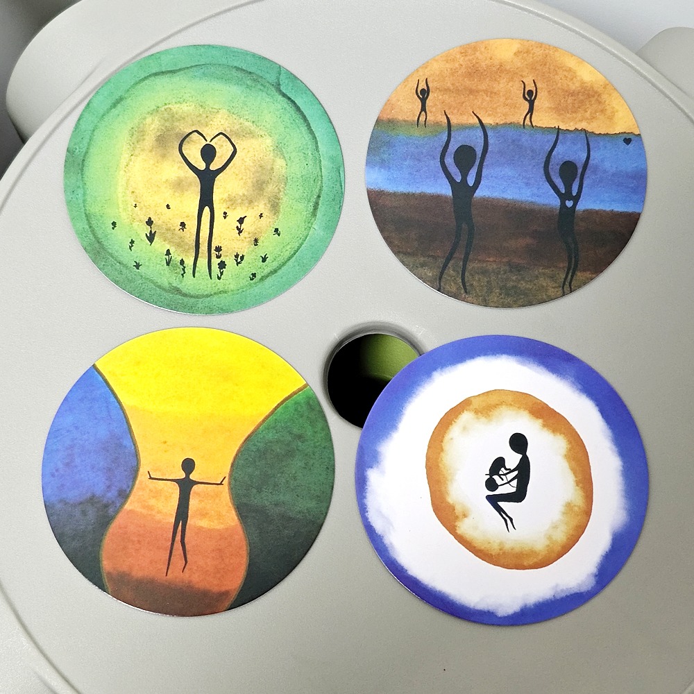 8.5*8.5cm INUK 카드 OH 카드 심리학 카드 - Board Game Dixit 리뷰 및 가격