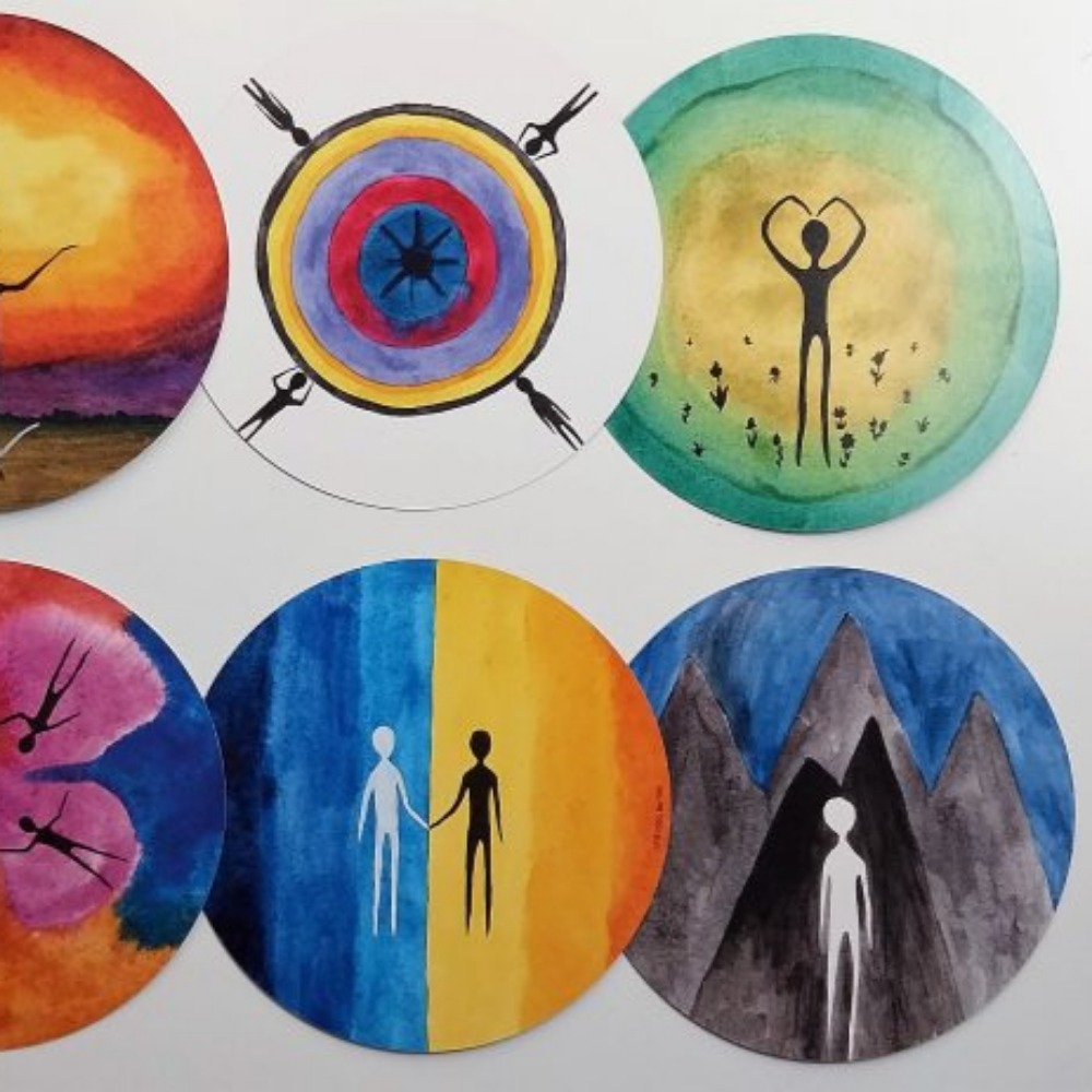 8.5*8.5cm INUK 카드 OH 카드 심리학 카드 - Board Game Dixit 리뷰 및 가격