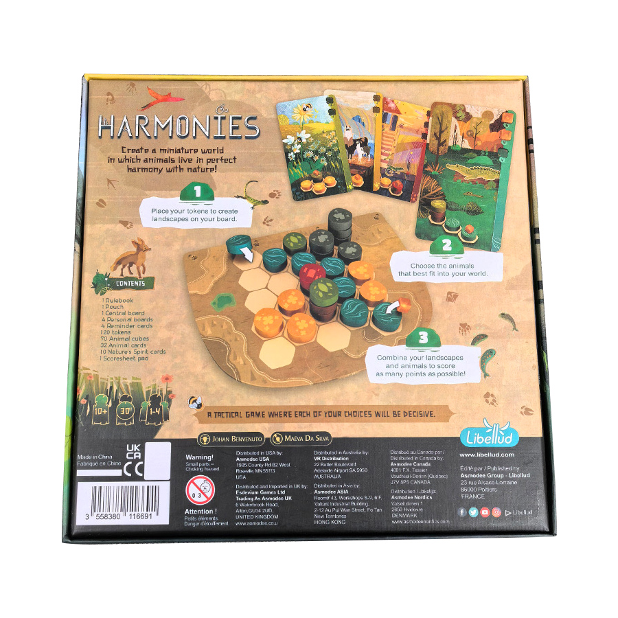 하모니 - 보드 게임 - 동물을 위한 풍경 및 서식지  - Board Game Dixit 리뷰 및 가격
