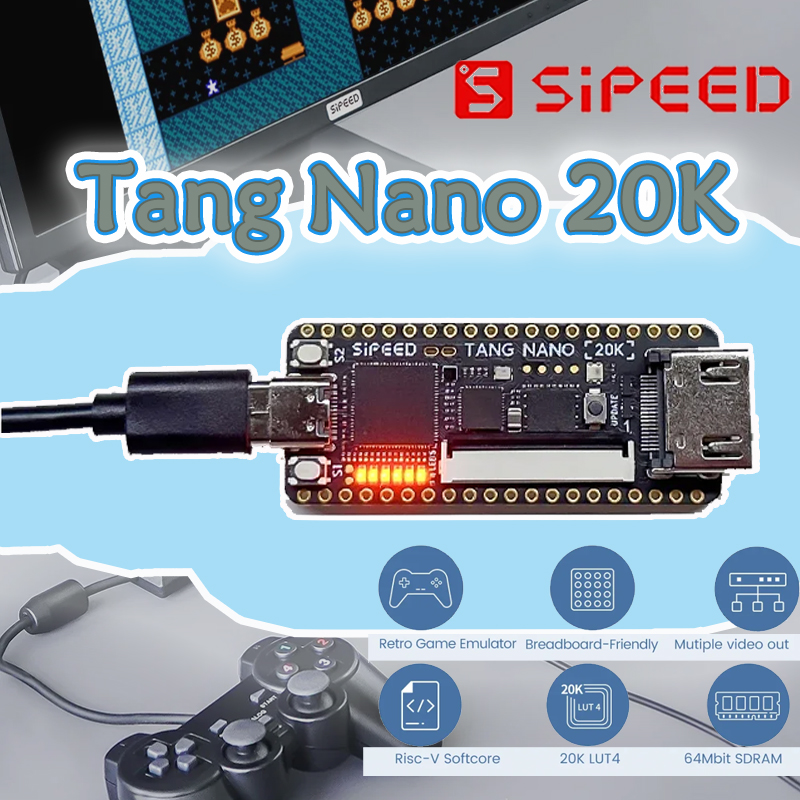새로운 Sipeed Tang Nano 20K FPGA  - Board Game Film 리뷰 및 가격