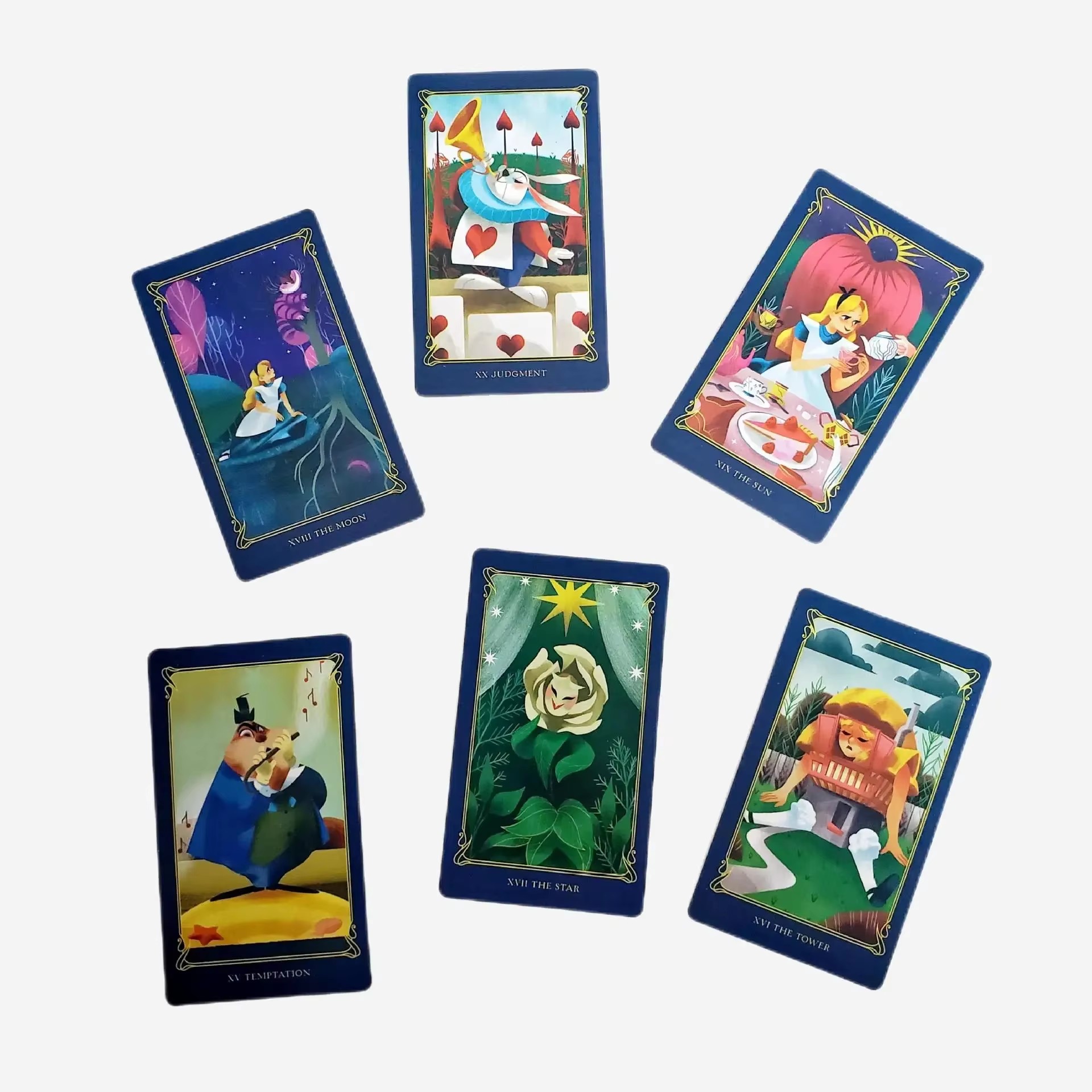 이상한 나라의 앨리스 타로 데크 카드 예언 운명 운세  - Board Game Dixit 리뷰 및 가격