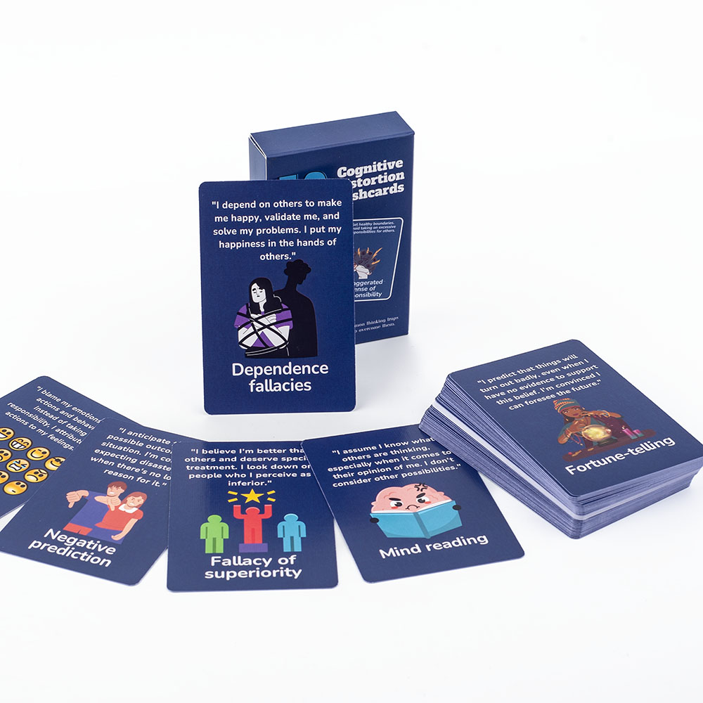 50개 정신 건강 플래시카드 게임 인지 왜곡 사고 함정 - Board Game Dixit 리뷰 및 가격