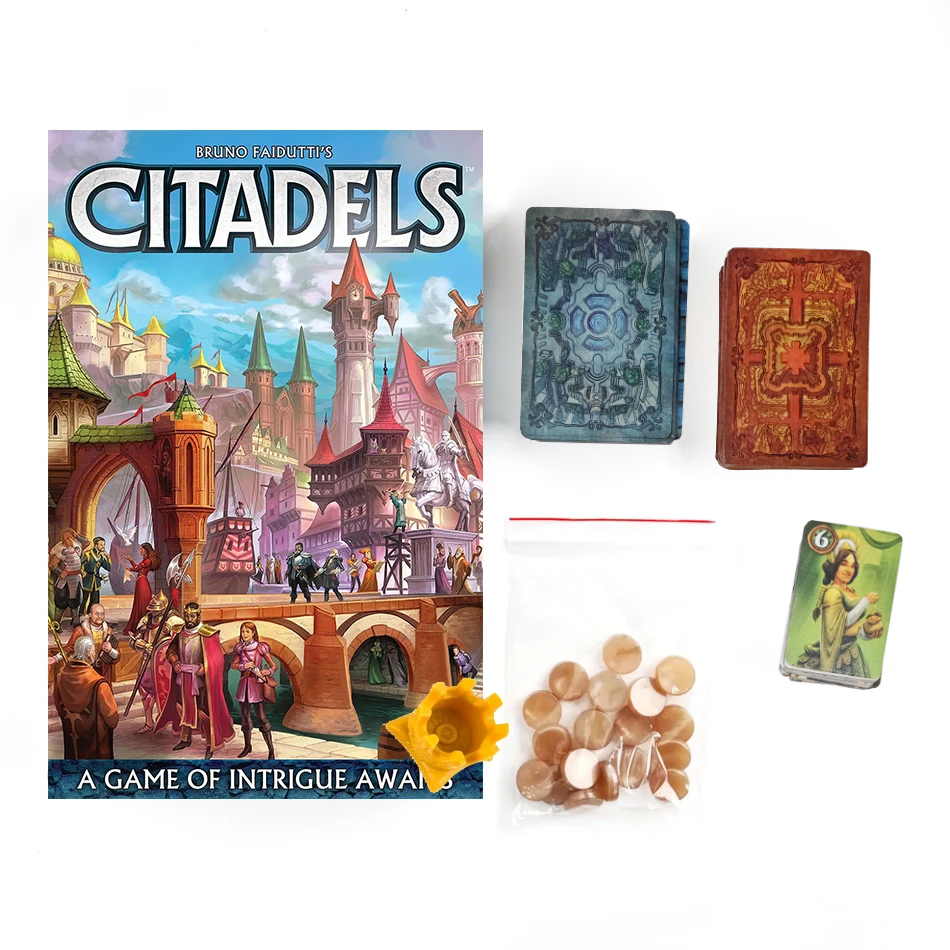 Citadels 개정판, 보드 게임 - 마스터 빌더 대 - Board Game Bang 리뷰 및 가격