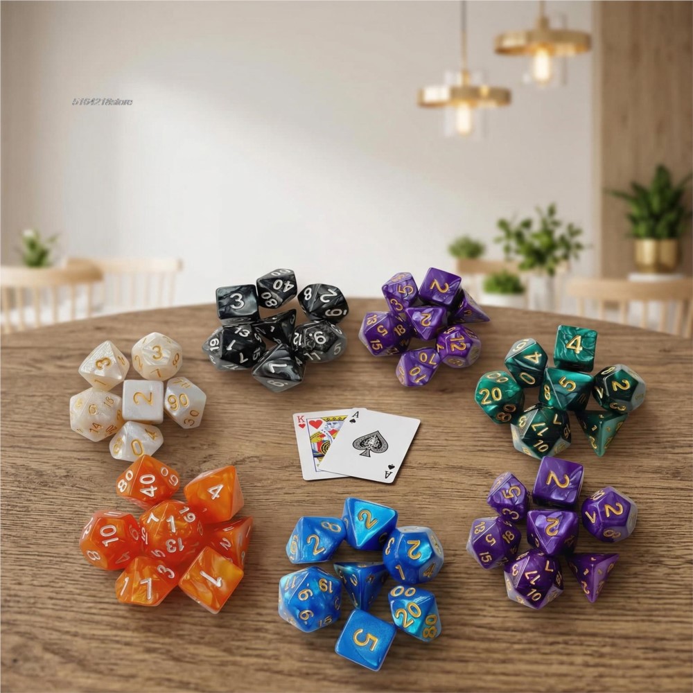 7pcs 세트 주사위 보드 게임 롤링 주사위 갤럭시 테 - Board Game Hegemony 리뷰 및 가격