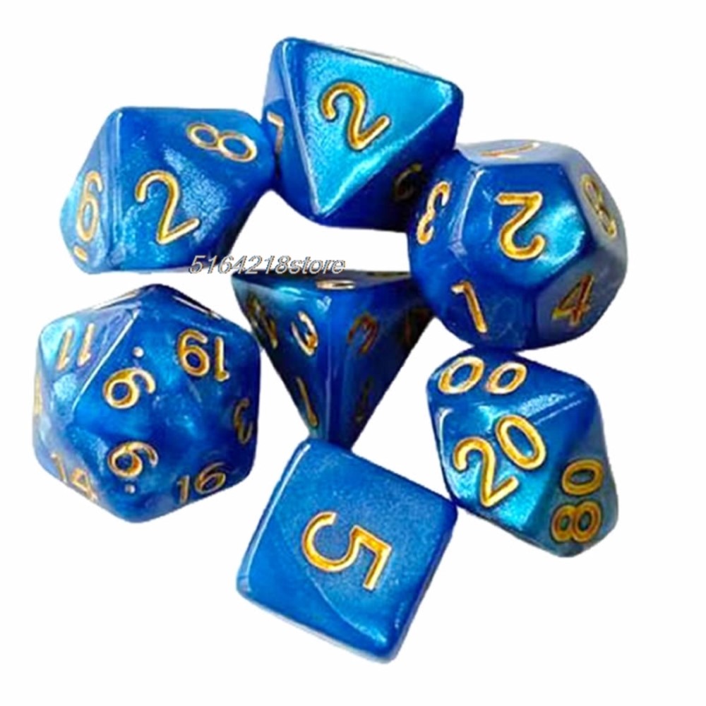 7pcs 세트 주사위 보드 게임 롤링 주사위 갤럭시 테 - Board Game Hegemony 리뷰 및 가격